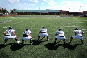 offensive line splits