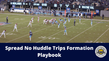 Spread No Huddle Trips Formation Playbook